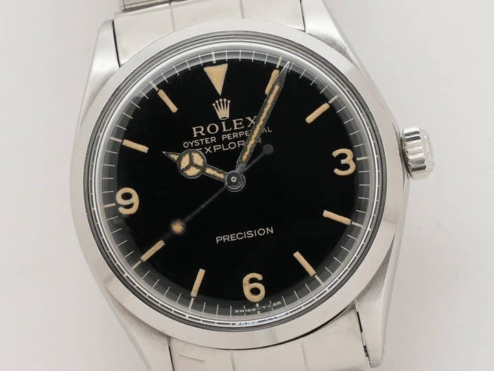 ロレックス エクスプローラー Ref.5500 ステンレススチール ブラック文字盤