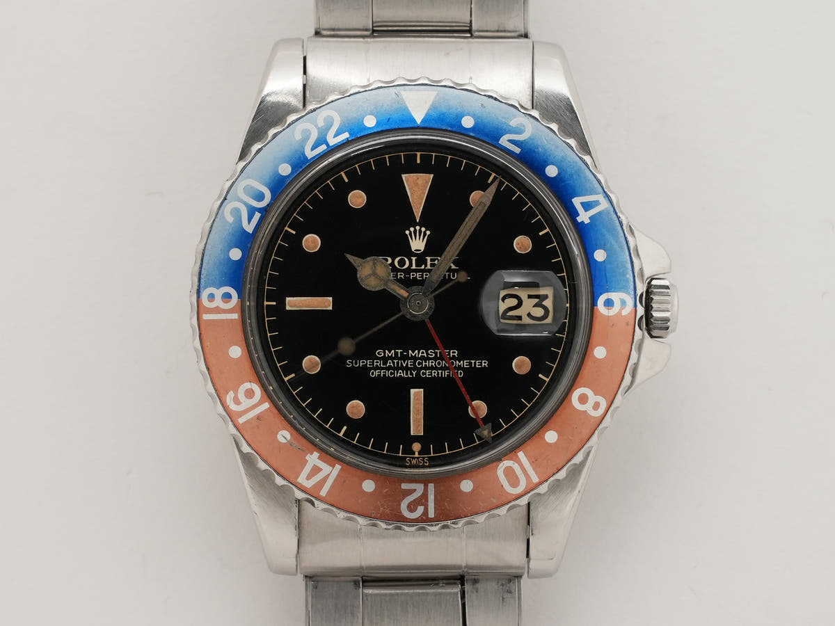ロレックス GMTマスター Ref.1675MM ブラック文字盤 中古 36o5txgh