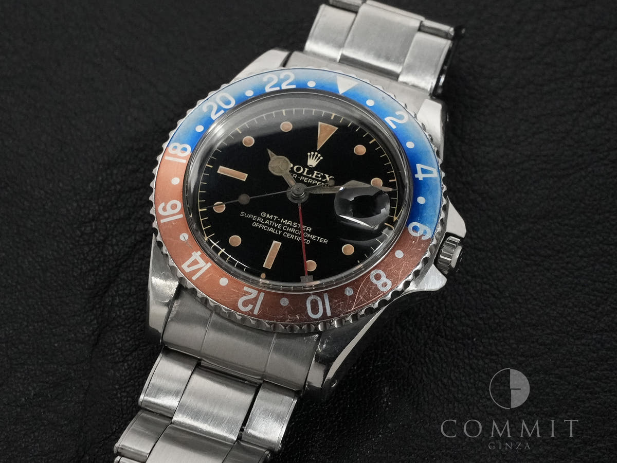 ロレックス GMTマスター Ref.1675MM ブラック文字盤 中古 36o5txgh
