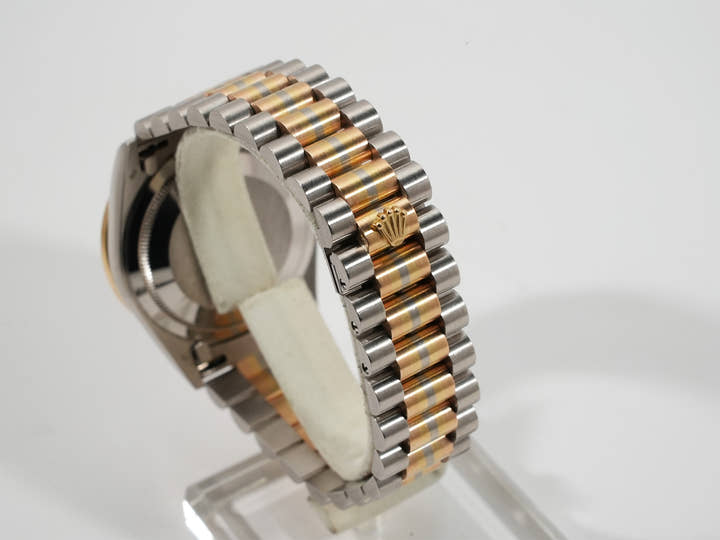 ロレックス デイデイト36 Ref.18349GBIC ホワイトゴールド/ローズゴールド/イエローゴールド ホリコンピューターx10Pダイヤ文字盤