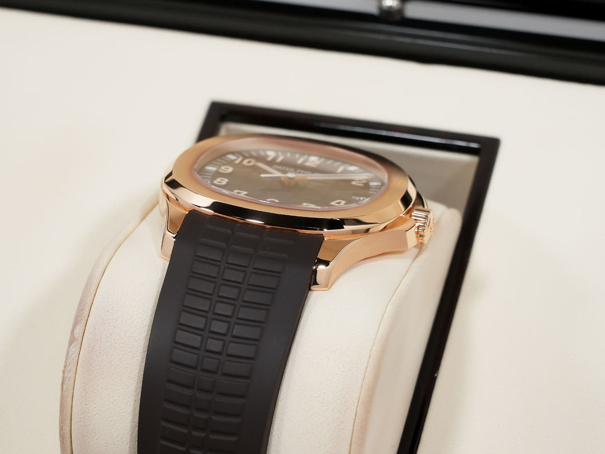 パテックフィリップ アクアノート Ref.5167R-001 ブラウン文字盤 美中古 xsyy4cqt