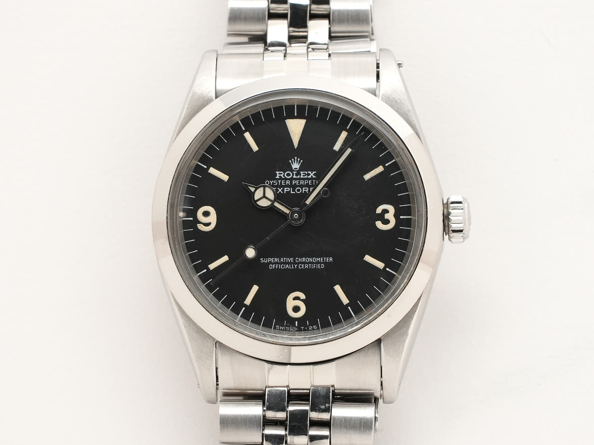 ロレックス エクスプローラーI Ref.1016 ブラック文字盤 中古 vas6syni