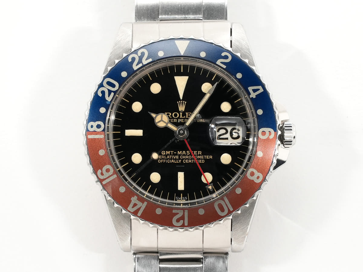 ロレックス GMTマスター Ref.1675M ブラック文字盤 中古 36s4t5ou