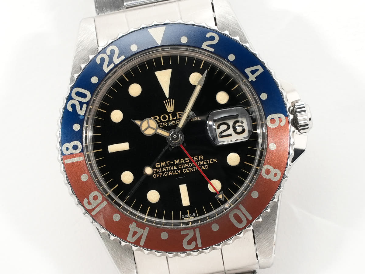 ロレックス GMTマスター Ref.1675M ブラック文字盤 中古 36s4t5ou