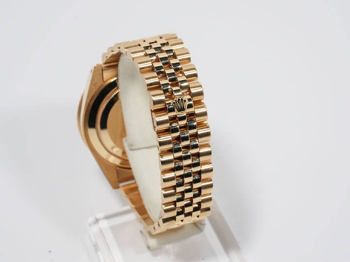 ロレックス GMTマスター Ref.16758 イエローゴールド ブラック文字盤 ジュビリーブレスレット