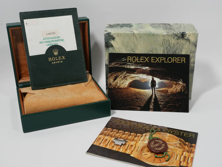 ロレックス エクスプローラーI Ref.14270 ステンレススチール ブラック文字盤