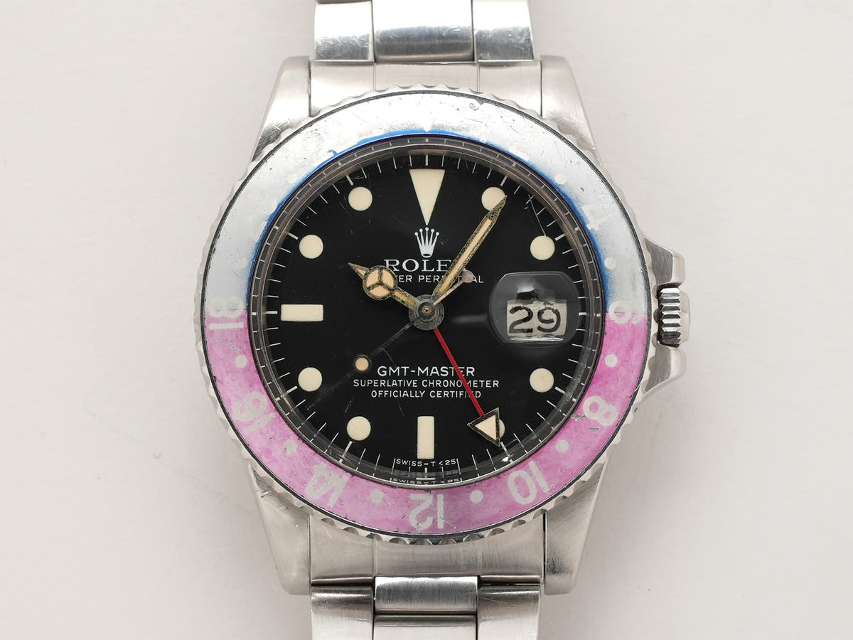 ロレックス GMTマスター Ref.1675 ブラック文字盤 中古 6tgtxuy8