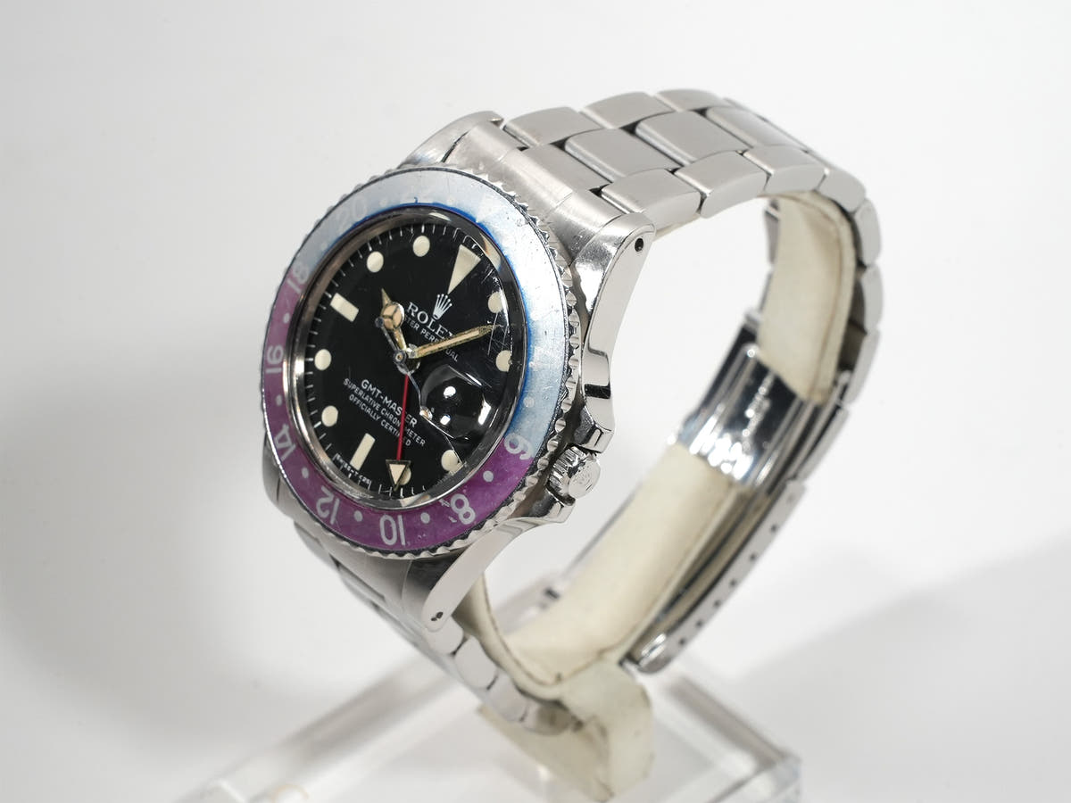 ロレックス GMTマスター Ref.1675 ブラック文字盤 中古 6tgtxuy8