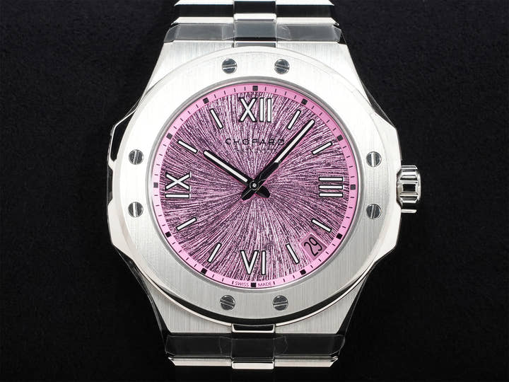 ショパール アルパインイーグル Ref.298600-3022 ピンク文字盤 未使用 jbo8jbrd