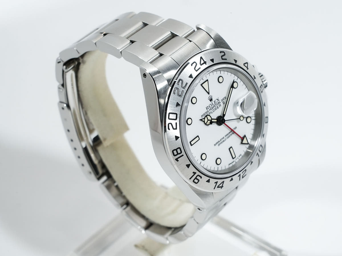 ロレックス エクスプローラーII Ref.16570 ホワイト文字盤 美中古 scow8966