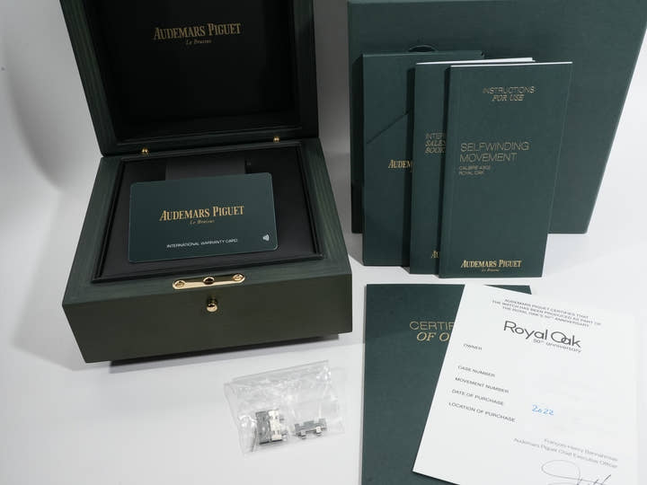 Audemars Piguet Royal Oak 50th Anniversary Ref. 15510ST.OO.1320ST.04 Stainless Steel Khaki Green Dial