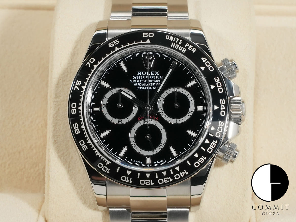 ロレックス デイトナ Ref.126500LN ステンレススチール ブラック文字盤