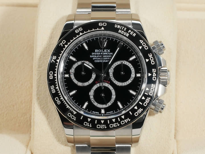 ロレックス デイトナ Ref.126500LN ステンレススチール ブラック文字盤