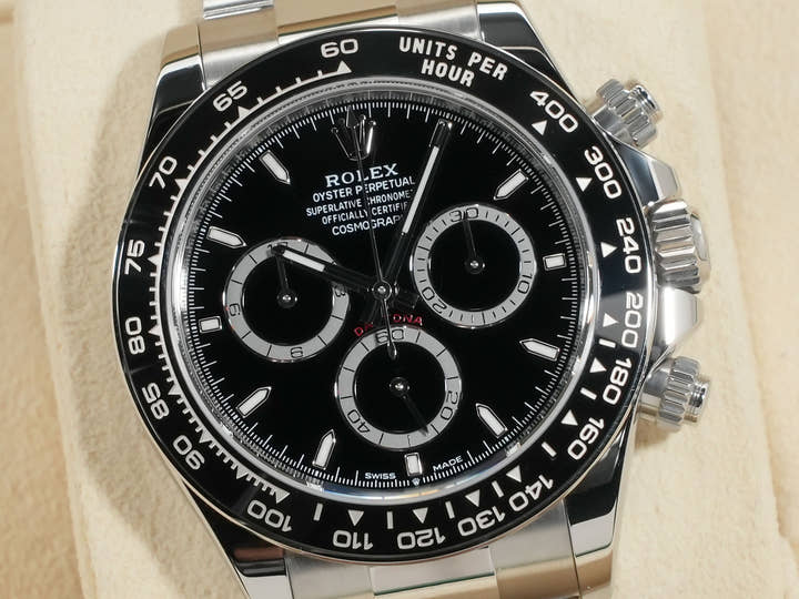 ロレックス デイトナ Ref.126500LN ステンレススチール ブラック文字盤