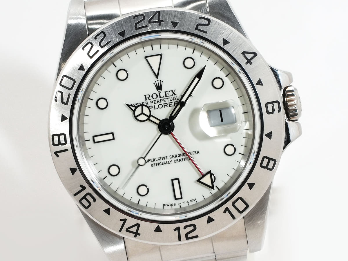 ロレックス エクスプローラーII Ref.16570 ホワイト文字盤 中古 rjvrgien