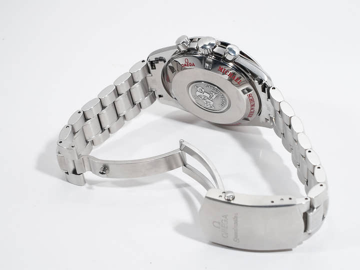 オメガ スピードマスター シューマッハ レジェンド Ref.3853.32 アイボリー×ブラック文字盤 中古 8je3xrt7