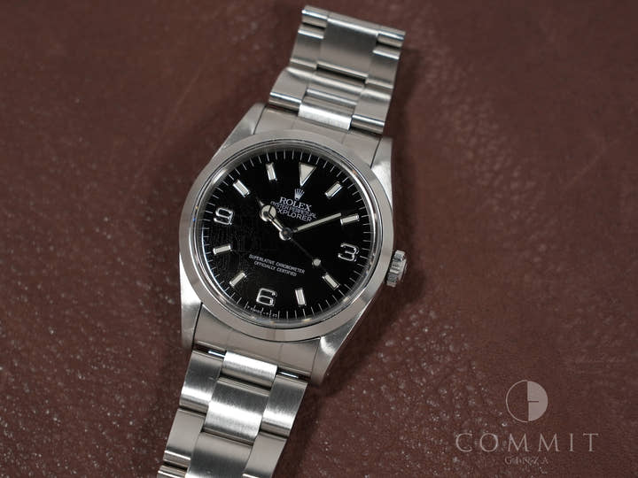 ロレックス エクスプローラーI Ref.14270 ステンレススチール ブラック文字盤
