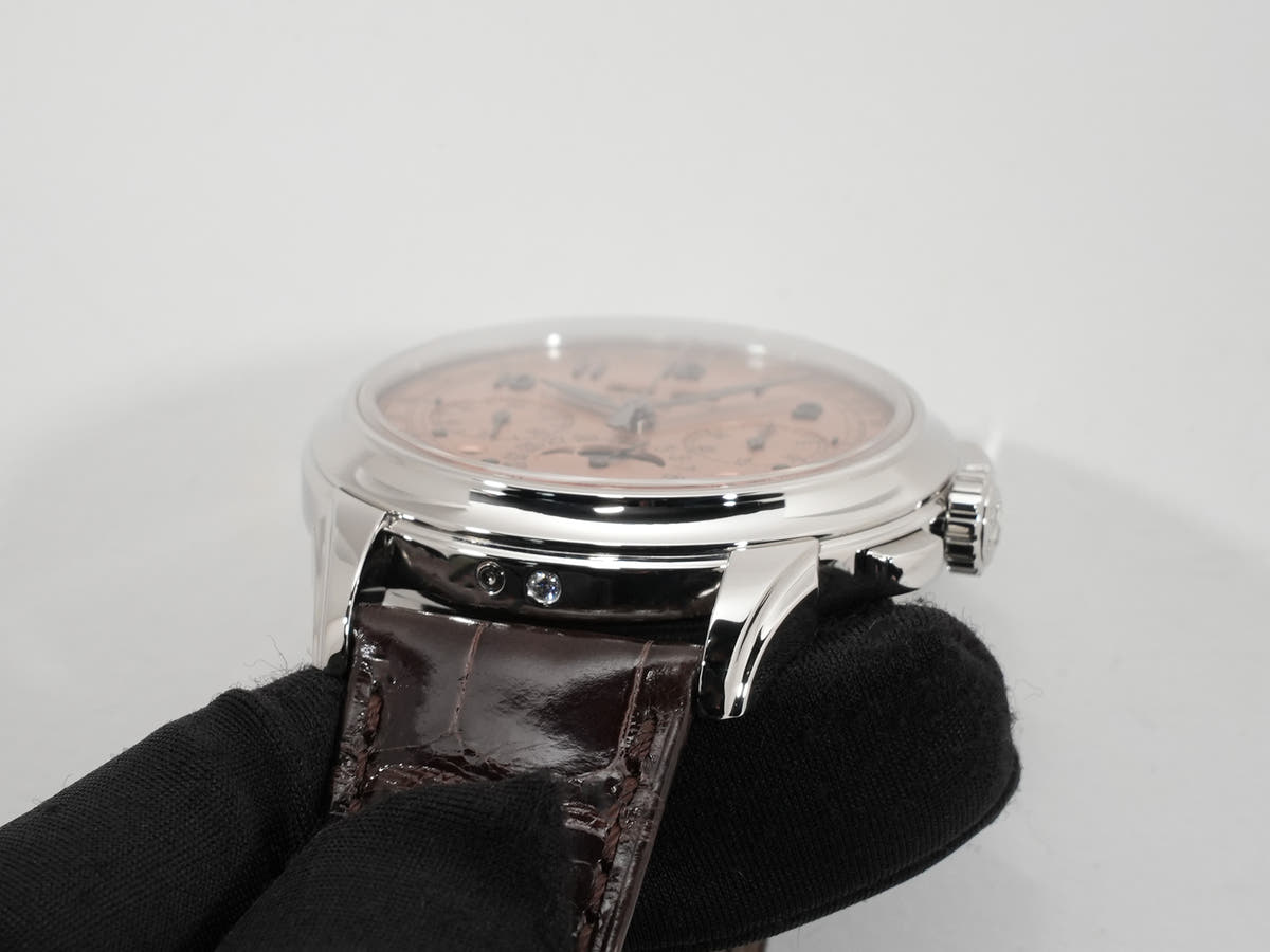 パテックフィリップ パーペチュアルカレンダー クロノグラフ Ref.5270P-001 PT ゴールデンオパーリン文字盤 美品 qn2igscp