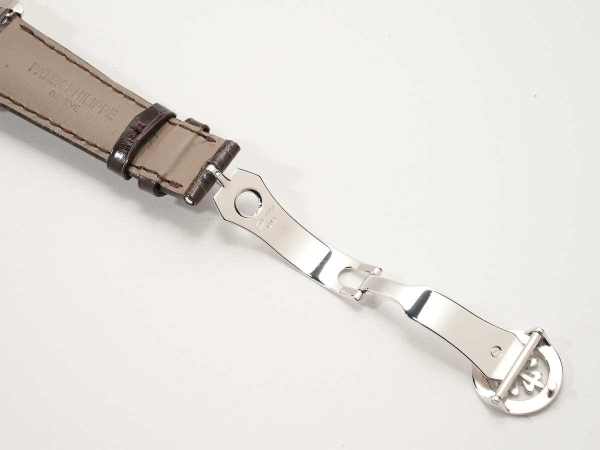 パテックフィリップ パーペチュアルカレンダー クロノグラフ Ref.5270P-001 PT ゴールデンオパーリン文字盤 美品 qn2igscp