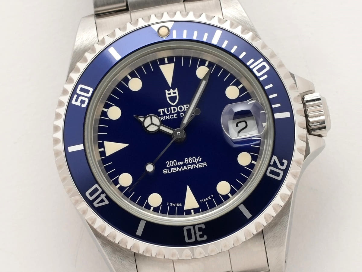 チューダー(チュードル) サブマリーナデイト Ref.79190 ブルー文字盤 美品 997kgh7o