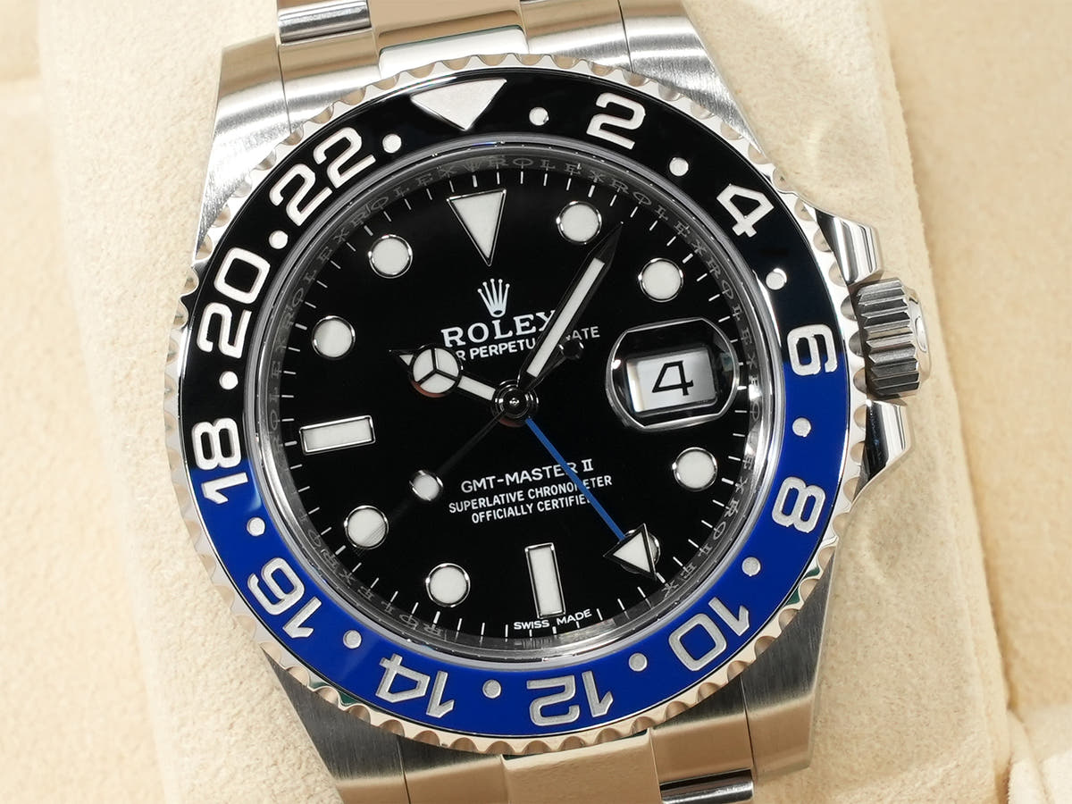 ロレックス GMTマスターII Ref.116710BLNR ブラック文字盤 美品 it6gn28u