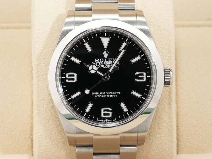 ロレックス エクスプローラー40 Ref.224270 ステンレススチール ブラック文字盤