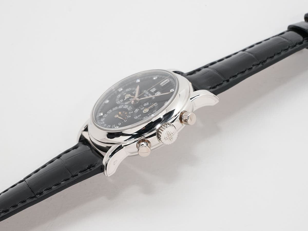 パテックフィリップ パーペチュアルカレンダー クロノグラフ Ref.3970EP ブラック11Pダイヤ文字盤 中古 2n2gxawg