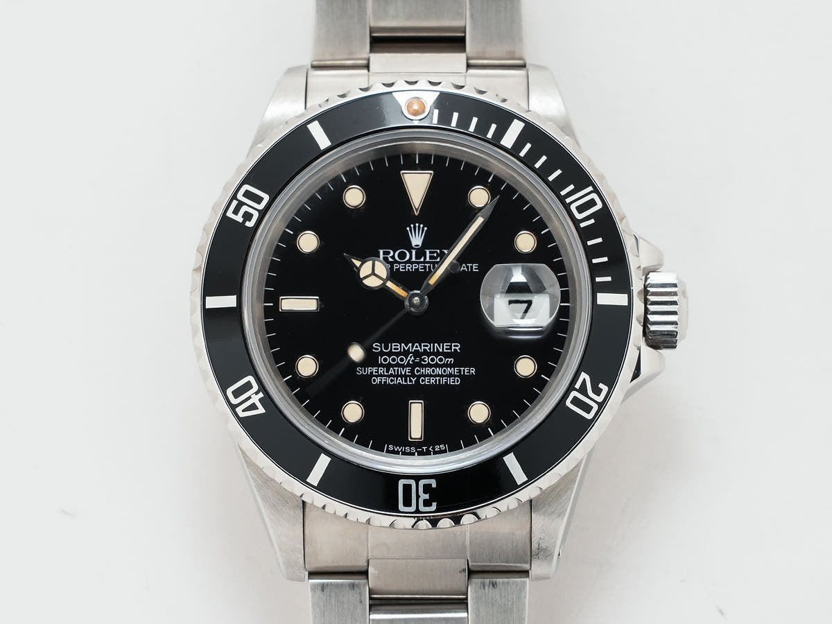 ロレックス サブマリーナー デイト Ref.16800 ブラック文字盤 中古 w9wb395x
