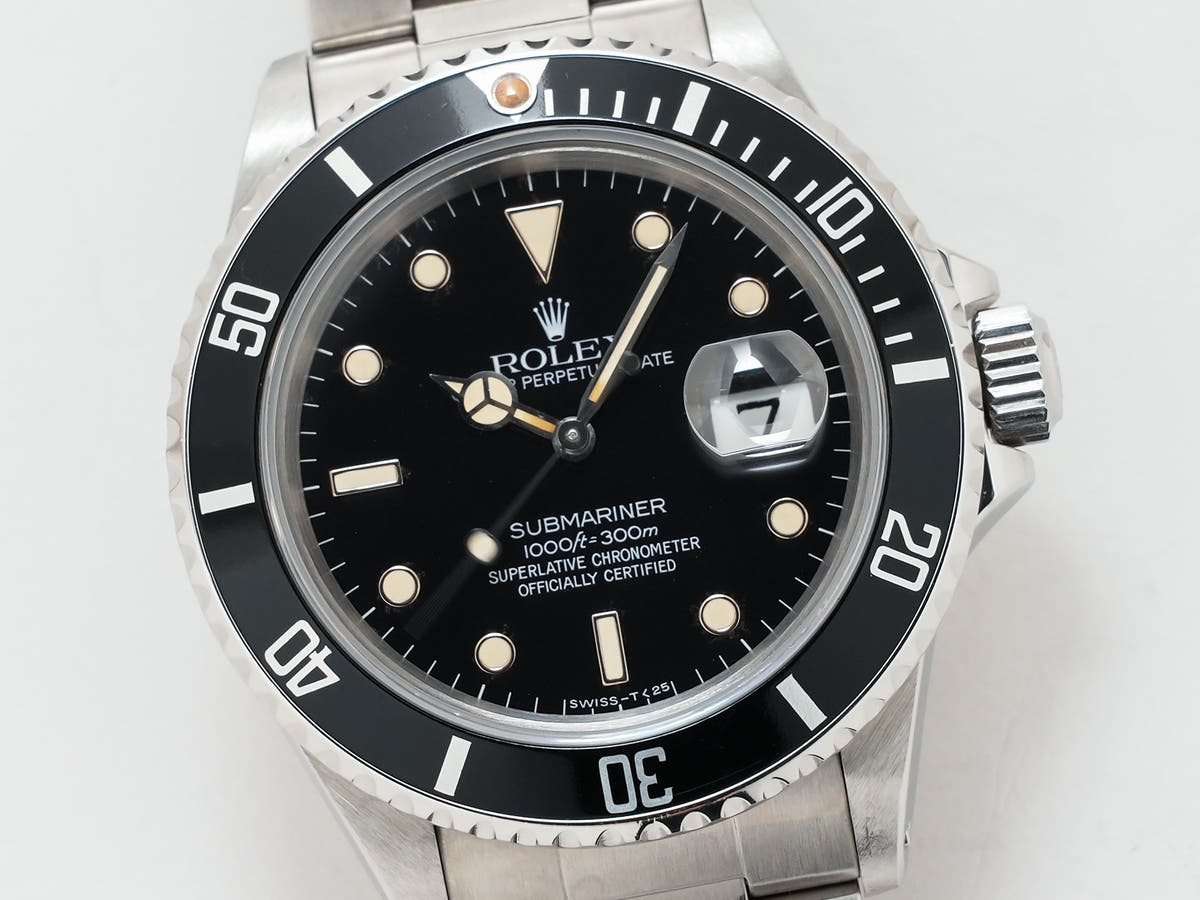 ロレックス サブマリーナー デイト Ref.16800 ブラック文字盤 中古 w9wb395x