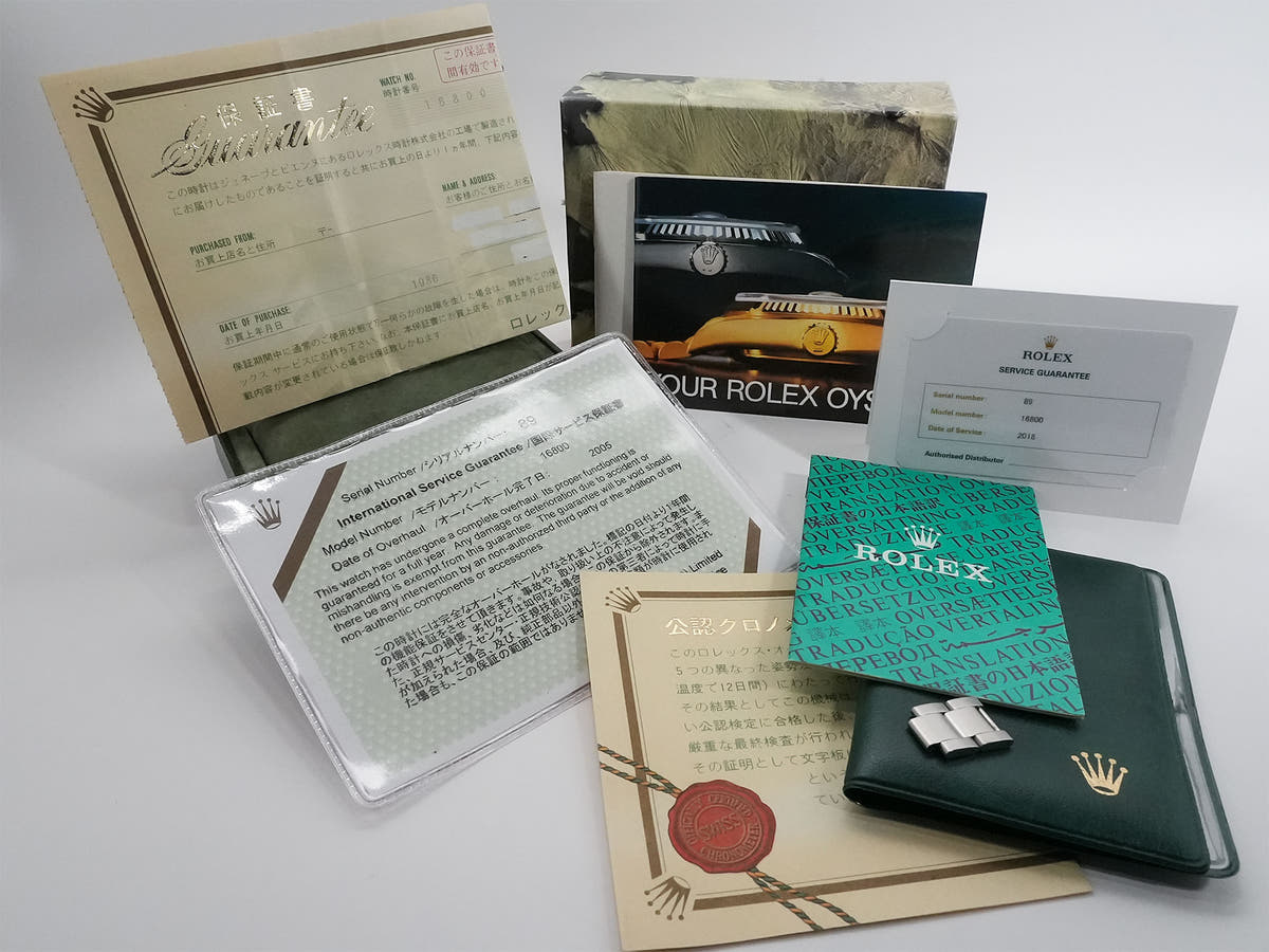 ロレックス サブマリーナー デイト Ref.16800 ブラック文字盤 中古 w9wb395x