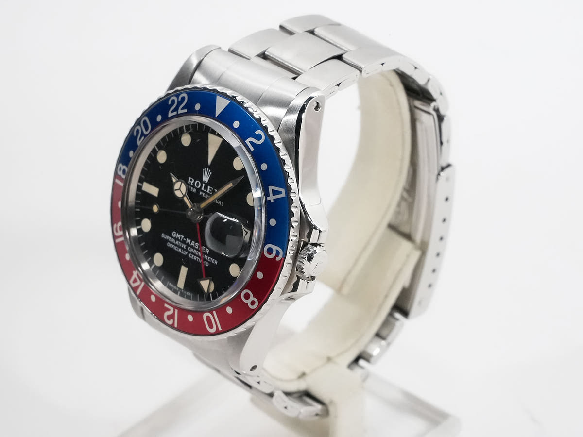 Rolex GMT Master Ref.1675 SS Black Dial Used jfd6rb5k