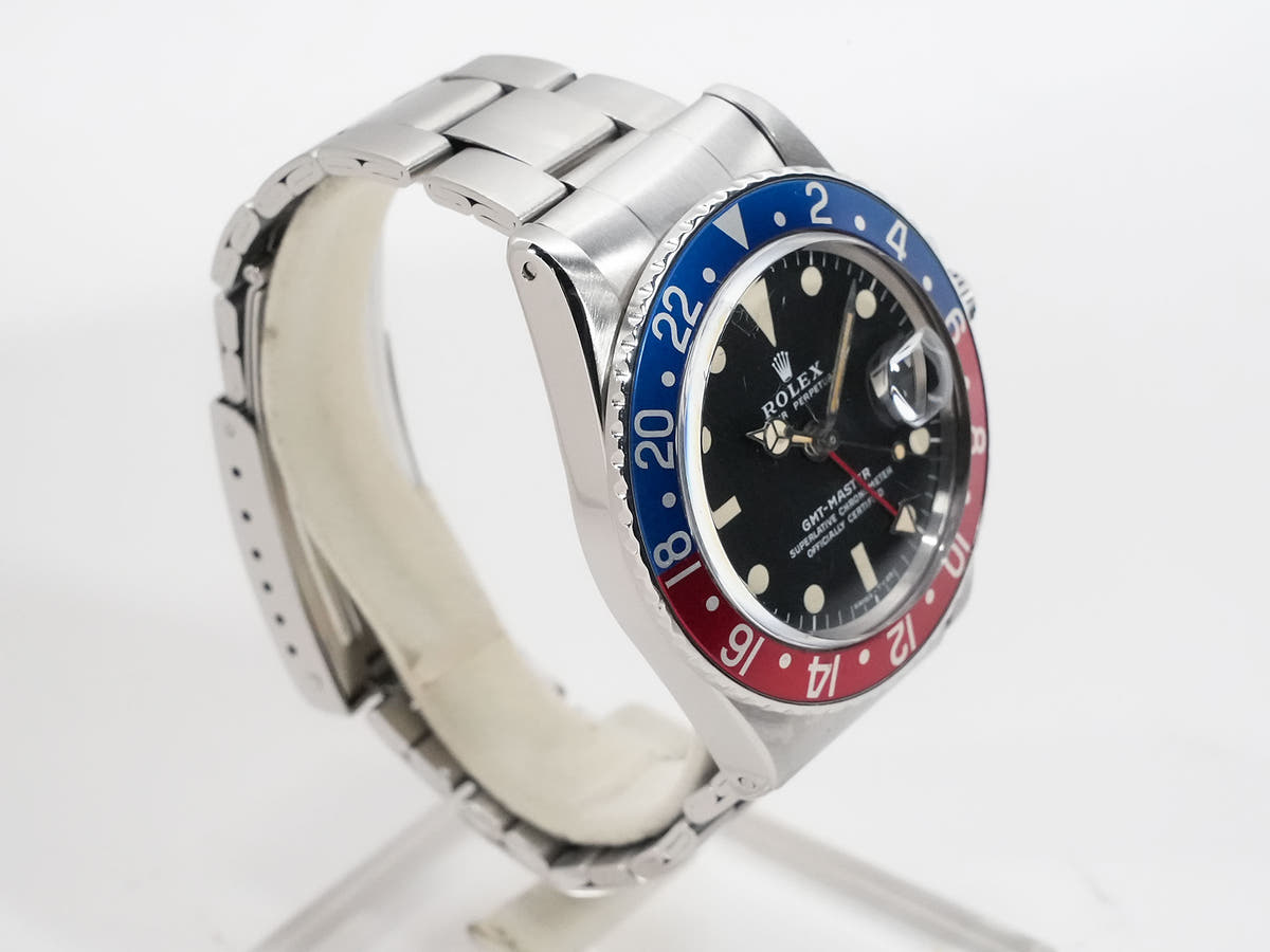Rolex GMT Master Ref.1675 SS Black Dial Used jfd6rb5k