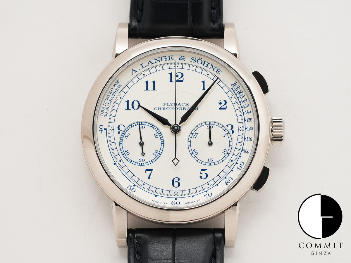 A.ランゲ＆ゾーネ 1815 クロノグラフ Ref.414.026 シルバー文字盤 中古 6i4f5jcc