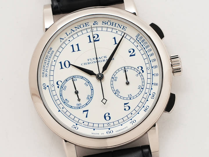 A. Lange &amp; Söhne 1815 Chronograph Ref.414.026 Silver Dial Used 6i4f5jcc