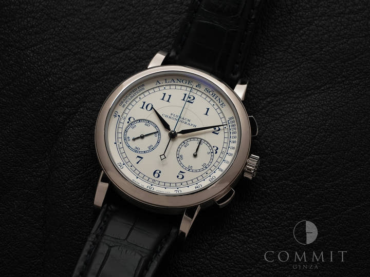 A. Lange &amp; Söhne 1815 Chronograph Ref.414.026 Silver Dial Used 6i4f5jcc