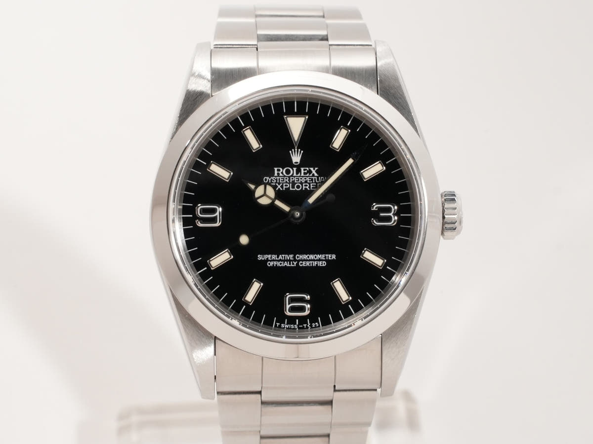 ロレックス エクスプローラーI Ref.14270 ブラック文字盤 中古 s9hakkxg