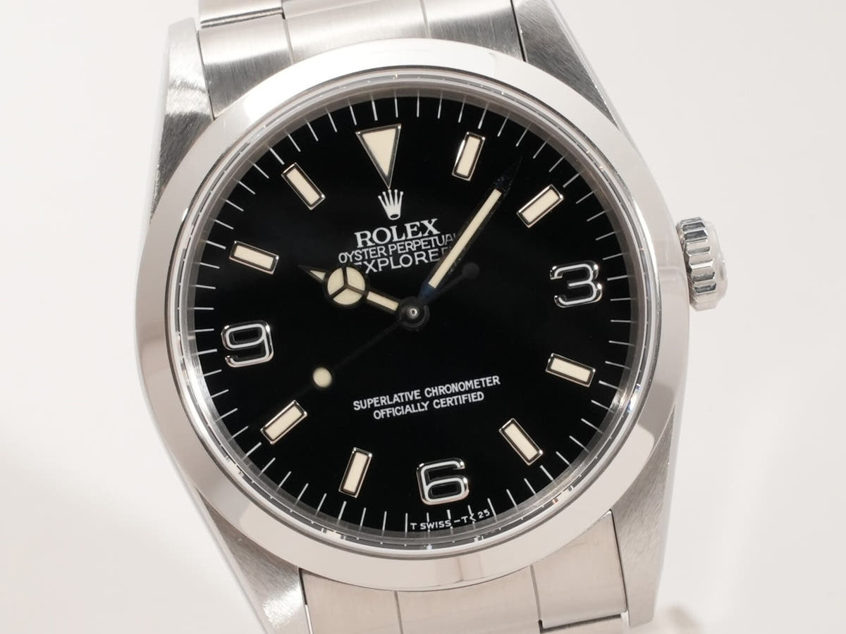 ロレックス エクスプローラーI Ref.14270 ブラック文字盤 中古 s9hakkxg
