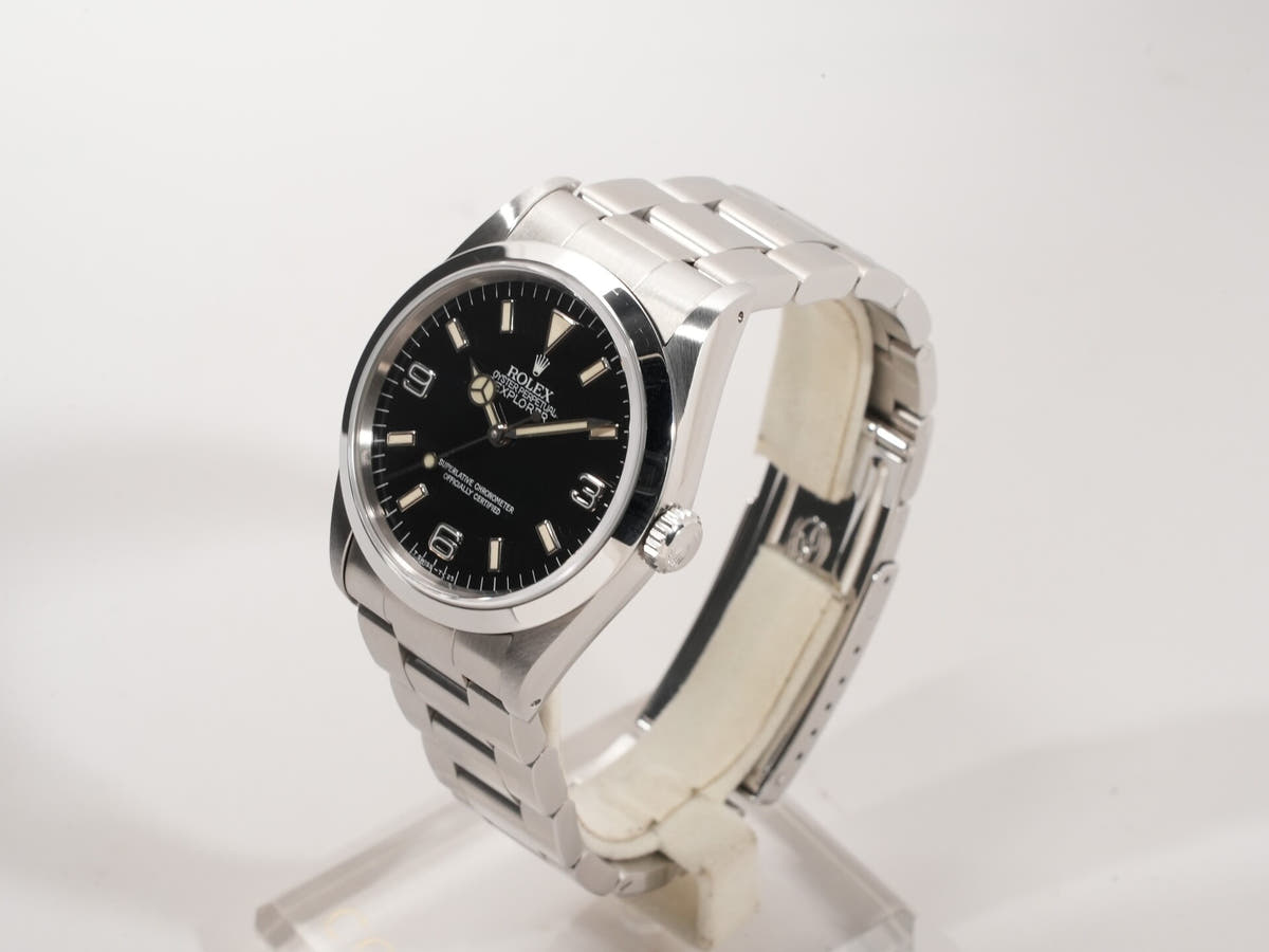 ロレックス エクスプローラーI Ref.14270 ブラック文字盤 中古 s9hakkxg