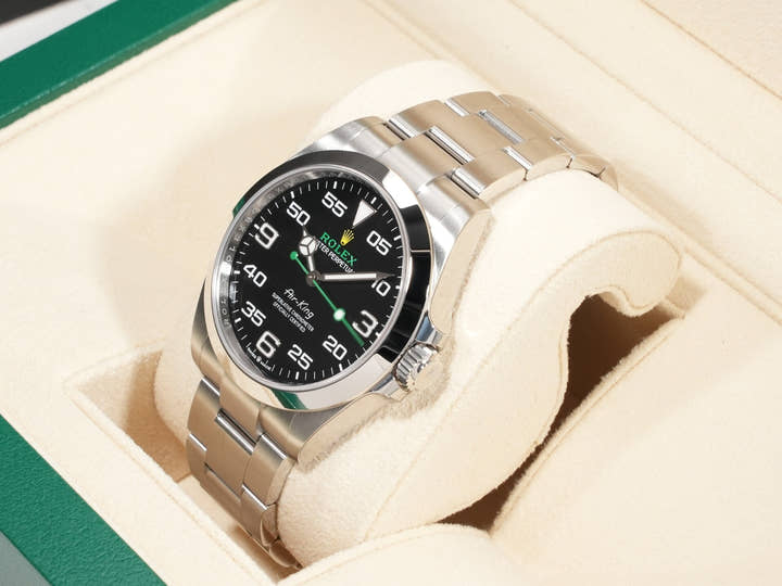 ロレックス エアキング Ref.126900 ステンレススチール ブラック文字盤