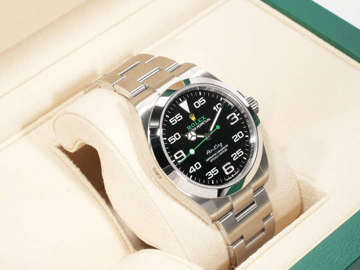 ロレックス エアキング Ref.126900 ステンレススチール ブラック文字盤