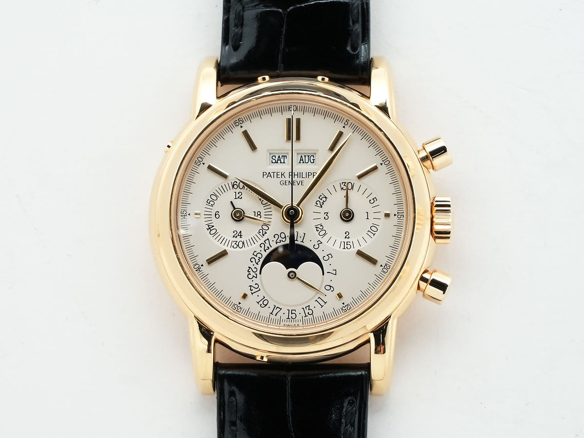 パテックフィリップ パーペチュアルカレンダー クロノグラフ Ref.3970EJ-051 シルバー文字盤 中古 3R5UWUTY
