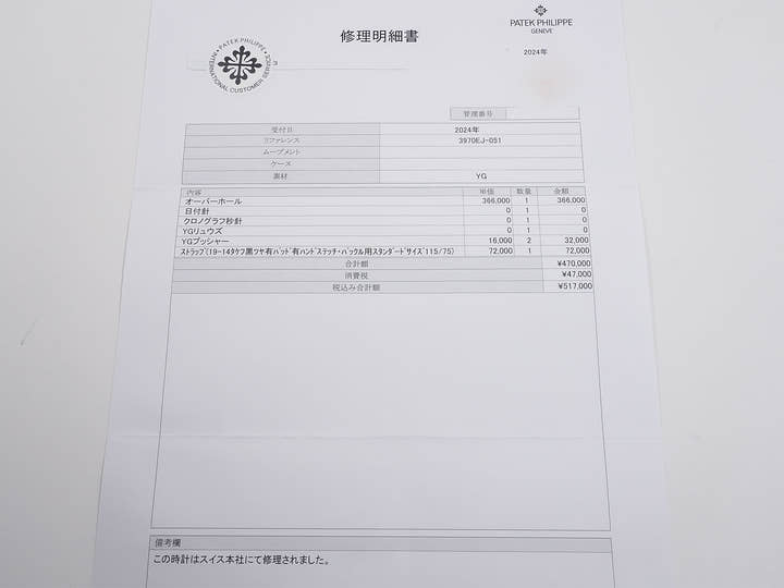 パテックフィリップ パーペチュアルカレンダー クロノグラフ Ref.3970EJ-051 イエローゴールド シルバー文字盤