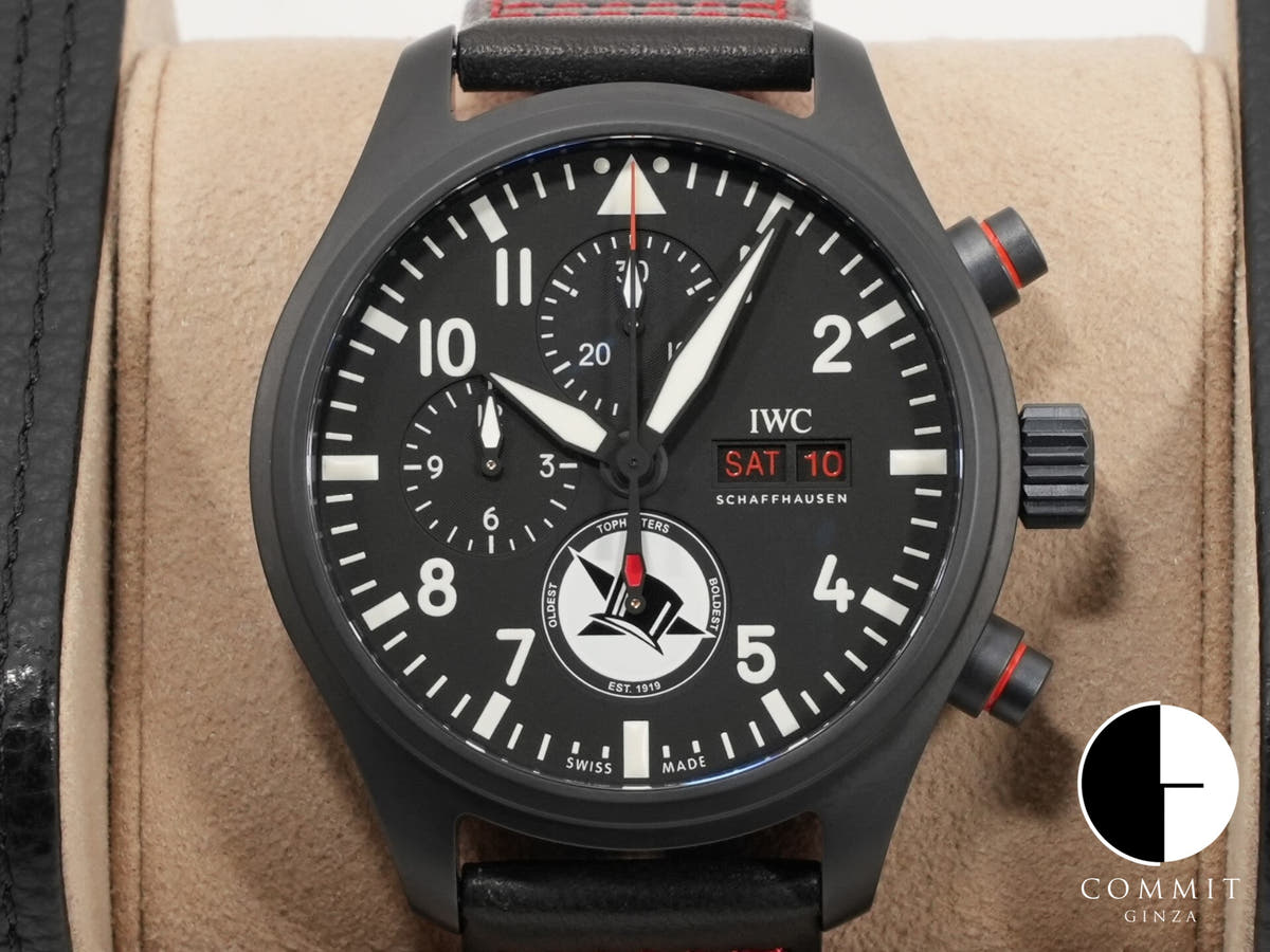 IWC パイロットウォッチ クロノグラフ トップハッターズ Ref.IW389108 ブラック文字盤 未使用 nagpmgdw