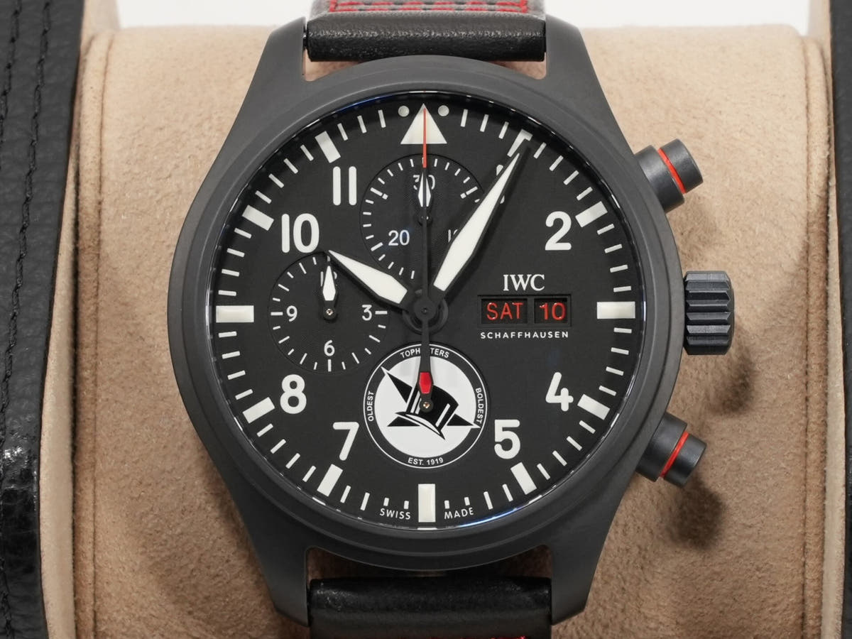 IWC パイロットウォッチ クロノグラフ トップハッターズ Ref.IW389108 ブラック文字盤 未使用 nagpmgdw