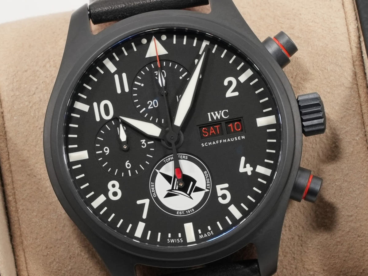 IWC パイロットウォッチ クロノグラフ トップハッターズ Ref.IW389108 ブラック文字盤 未使用 nagpmgdw