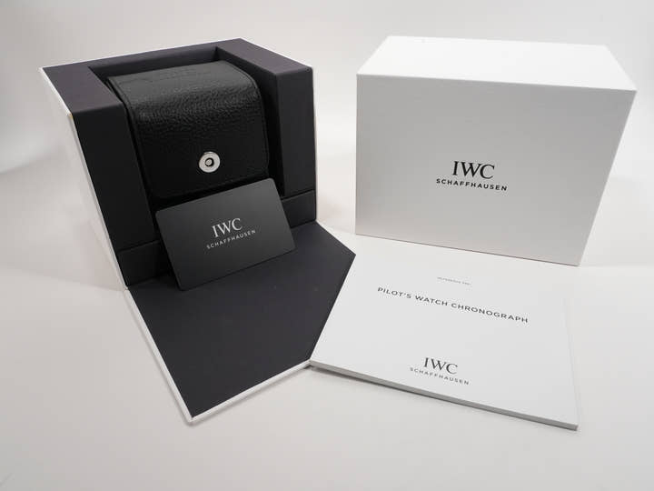 IWC パイロットウォッチ クロノグラフ トップハッターズ Ref.IW389108 ブラック文字盤 未使用 nagpmgdw