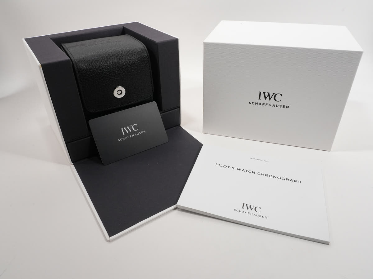 IWC パイロットウォッチ クロノグラフ トップハッターズ Ref.IW389108 ブラック文字盤 未使用 nagpmgdw