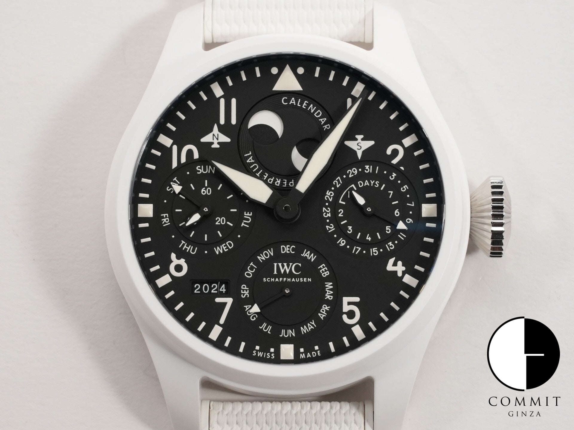 IWC ビッグパイロットウォッチ パーペチュアルカレンダー トップガン レイクタホ Ref.IW503008 Ceramic ブラック文字盤