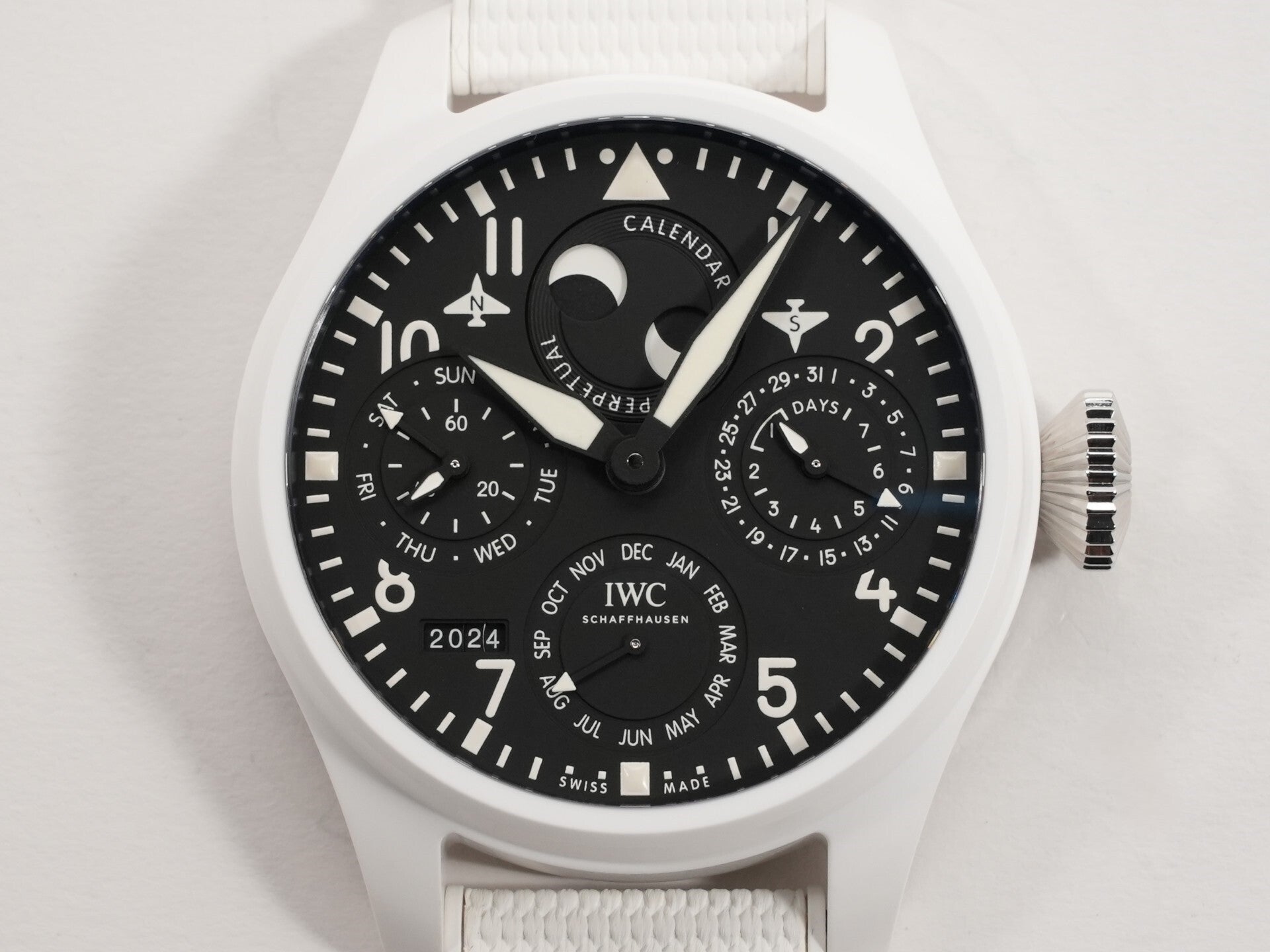 IWC ビッグパイロットウォッチ パーペチュアルカレンダー トップガン レイクタホ Ref.IW503008 Ceramic ブラック文字盤