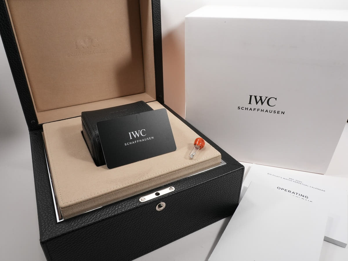 IWC ビッグパイロットウォッチ パーペチュアルカレンダー トップガン レイクタホ Ref.IW503008 ブラック文字盤 未使用 aibgcfbe